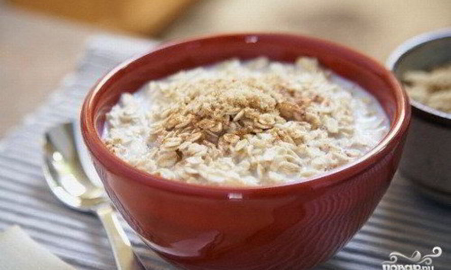Рецепт овсянка с кефиром на завтрак
