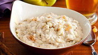 Овсянка с яблоками в мультиварке