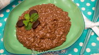 Шоколадная овсяная каша