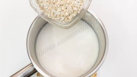 шоколадная овсяная каша