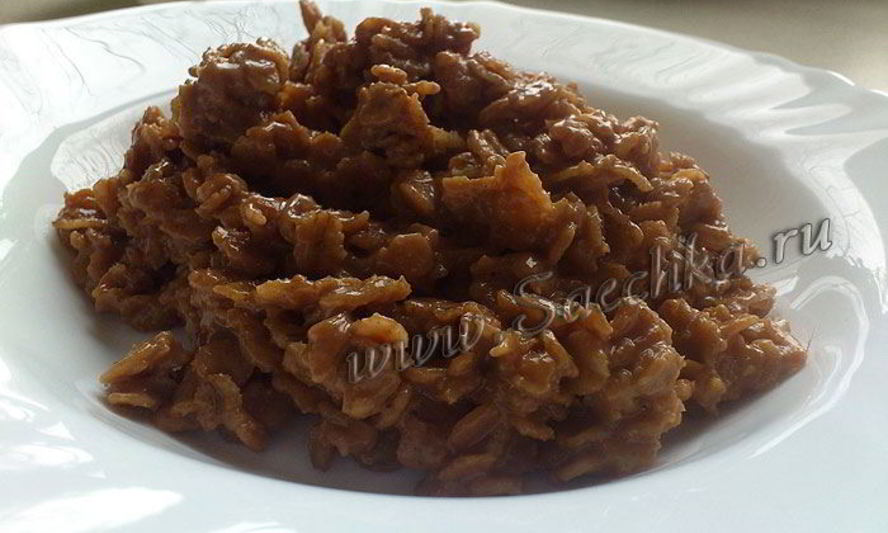 Рецепт шоколадная овсянка