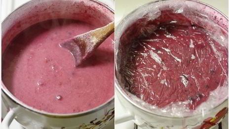 взбитая овсяная каша с ягодами