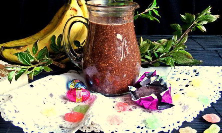 Рецепт завтрак шоколадная овсянка