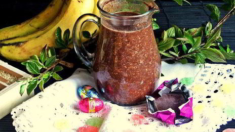 завтрак шоколадная овсянка