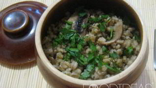 Перловая каша с грибами