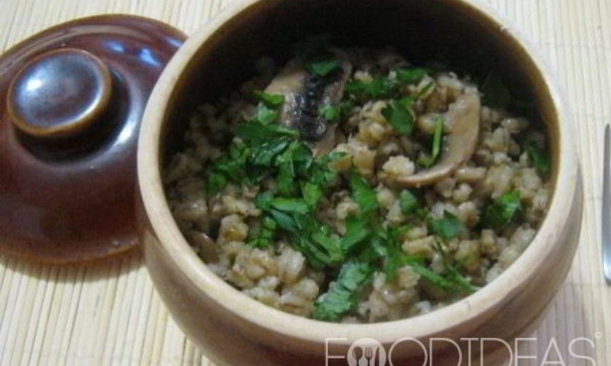 Рецепт перловая каша с грибами