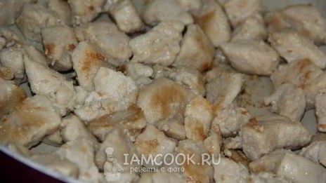 перловая каша с курицей и овощами