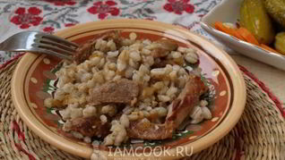 Перловая каша с мясом