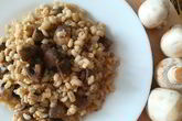 Перловая каша с шампиньонами