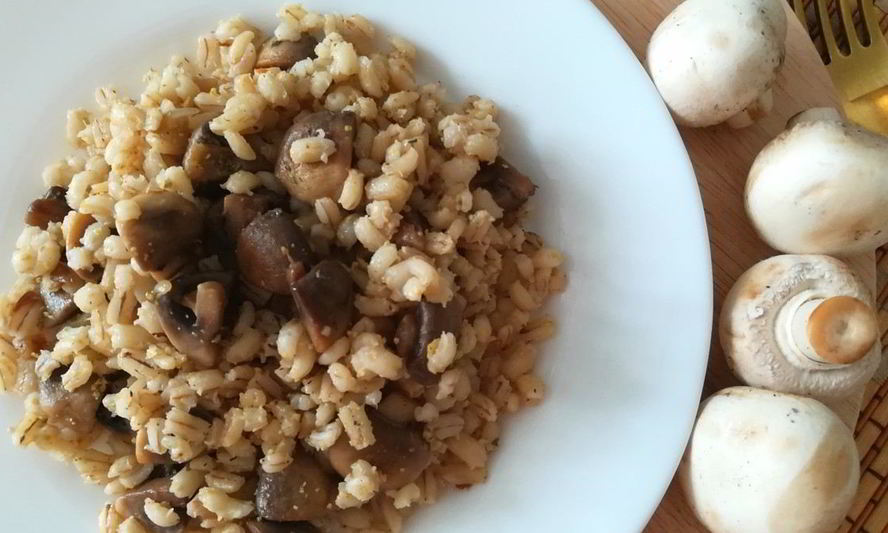Рецепт перловая каша с шампиньонами