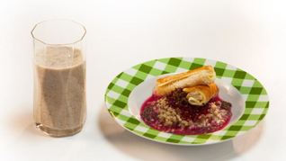 Перловая каша со сладкой свеклой