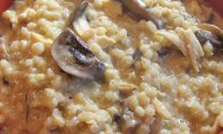 Рецепт перловка с курицей и грибами