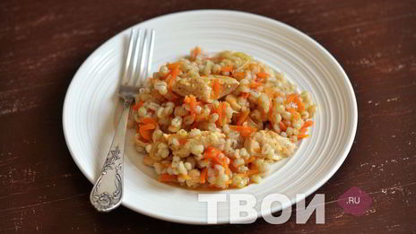 перловка с курицей