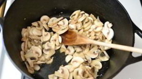 перловка с шампиньонами