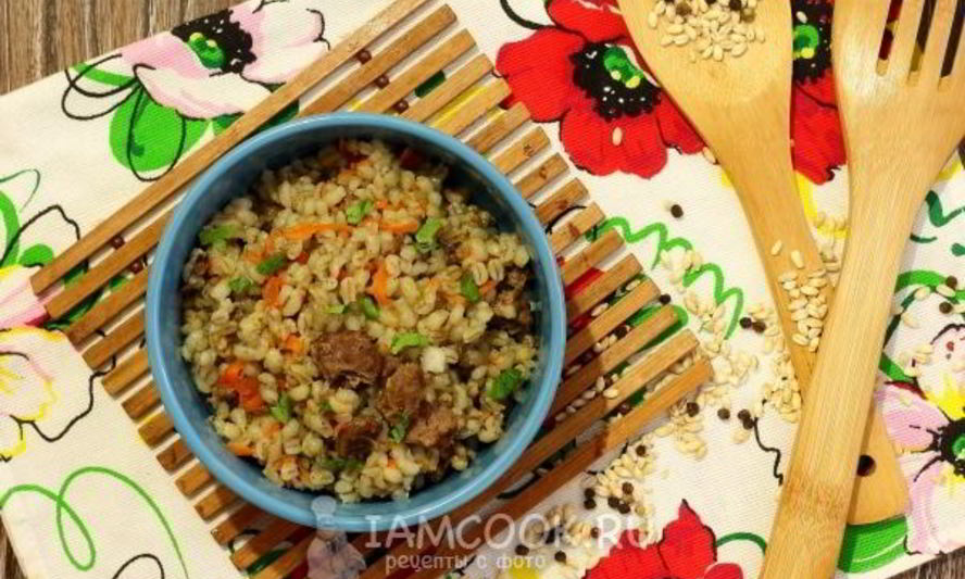 Рецепт перловка с тушенкой в мультиварке