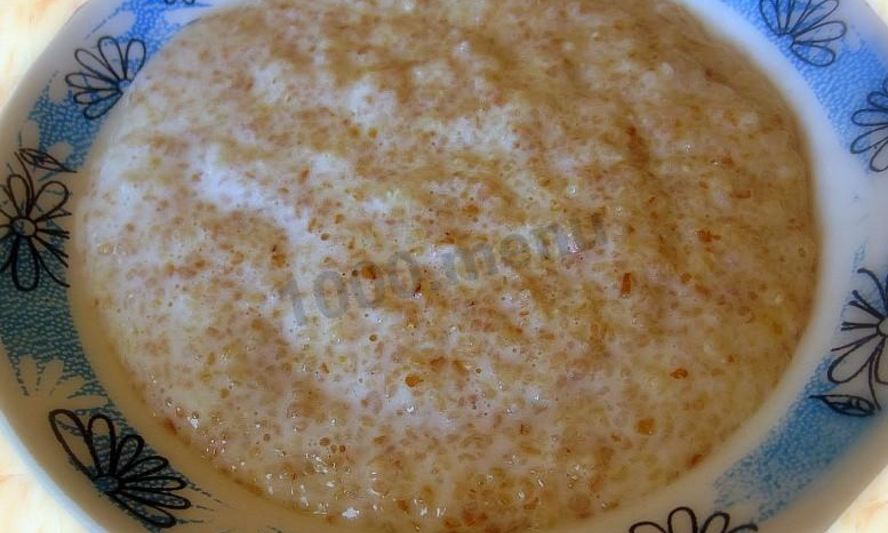 Рецепт пшеничная каша на воде со сливочным маслом в мультиварке