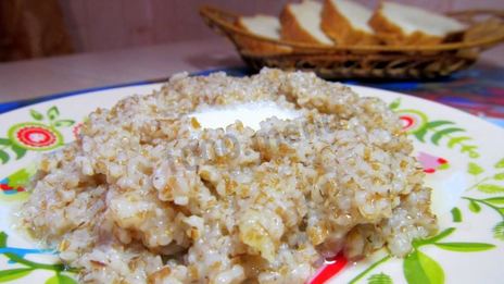пшеничная каша на воде