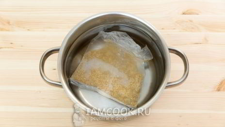 пшеничная каша с грибами и жареным луком