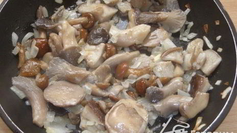 пшеничная каша с грибами вкуснотеево