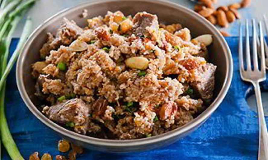 Рецепт пшеничная каша с мясом в мультиварке