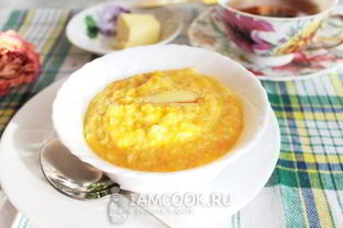 Пшеничная каша с тыквой