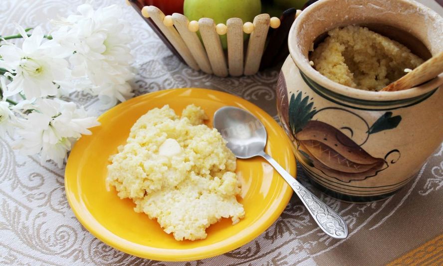 Рецепт пшенная каша на молоке в духовке в горшочке