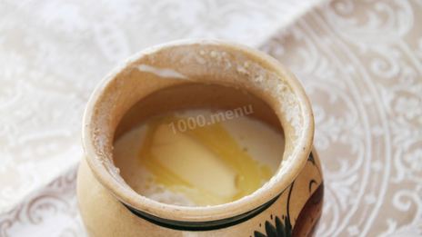 пшенная каша на молоке в духовке в горшочке