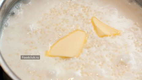 пшенная каша на молоке