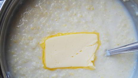 пшенная каша с медом и изюмом