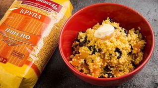 Пшенная каша с сухофруктами