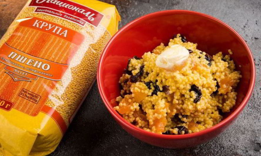 Рецепт пшенная каша с сухофруктами