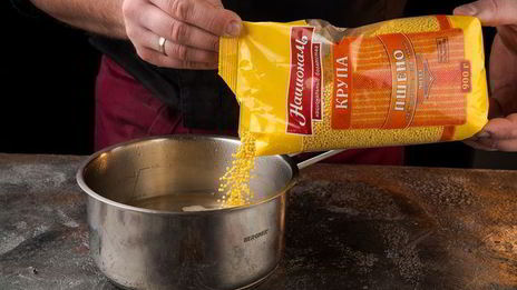 пшенная каша с сухофруктами