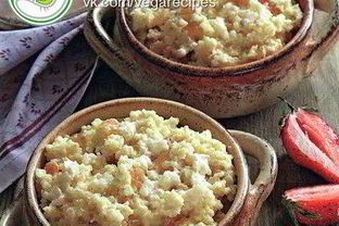 Пшенная каша с творогом