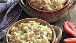 Пшенная каша с творогом