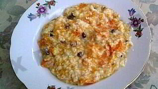 Пшенная каша с тыквой и изюмом