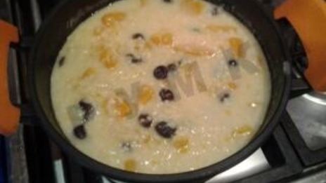пшенная каша с тыквой и изюмом