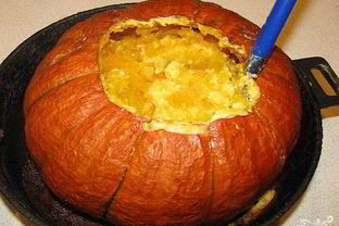 Пшенная каша в тыкве