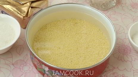 рисово-пшенная каша на молоке