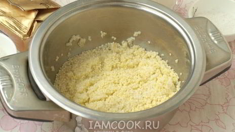 рисово-пшенная каша на молоке