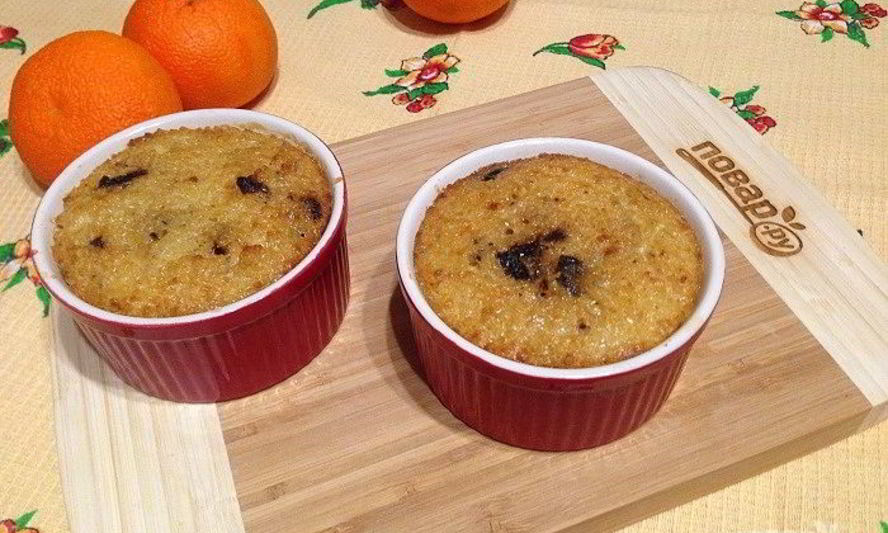 Рецепт запеченная пшенная каша с черносливом