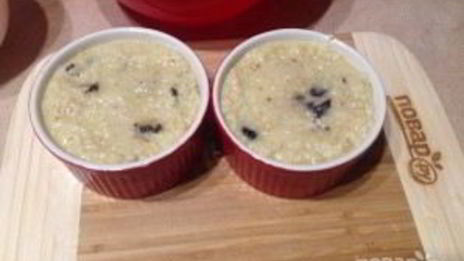 запеченная пшенная каша с черносливом