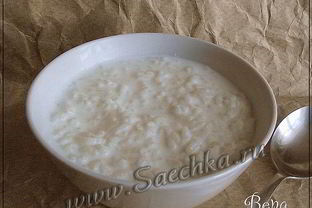 Молочная рисовая каша