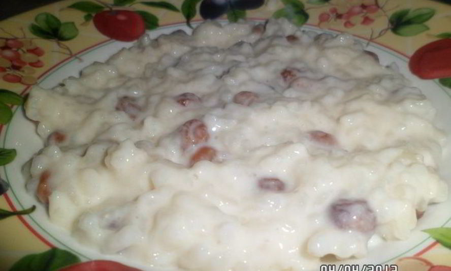 Рецепт рисовая каша молочная с изюмом