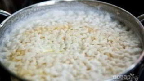 рисовая каша молочная