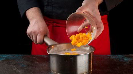 рисовая каша на молоке с тыквой