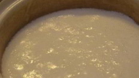 рисовая каша-размазня на молоке