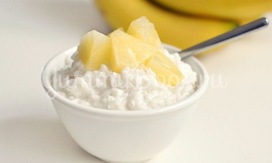 Рецепт рисовая каша с кокосовым молоком