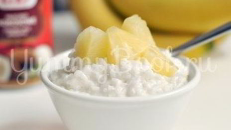 рисовая каша с кокосовым молоком