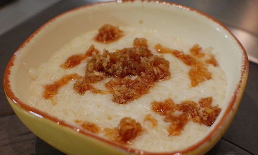 Рецепт рисовая каша с шоколадом и кокосовой карамелью