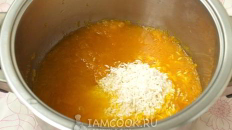 рисовая каша с тыквой на молоке